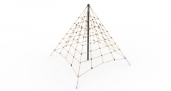 Sommerbutikken AS - Klatrepyramide 3m høyde Naturfarge